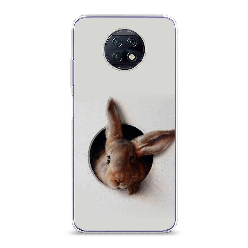 

Чехол на Xiaomi Redmi Note 9T "Любопытный кролик", Серый;коричневый, 39650-1