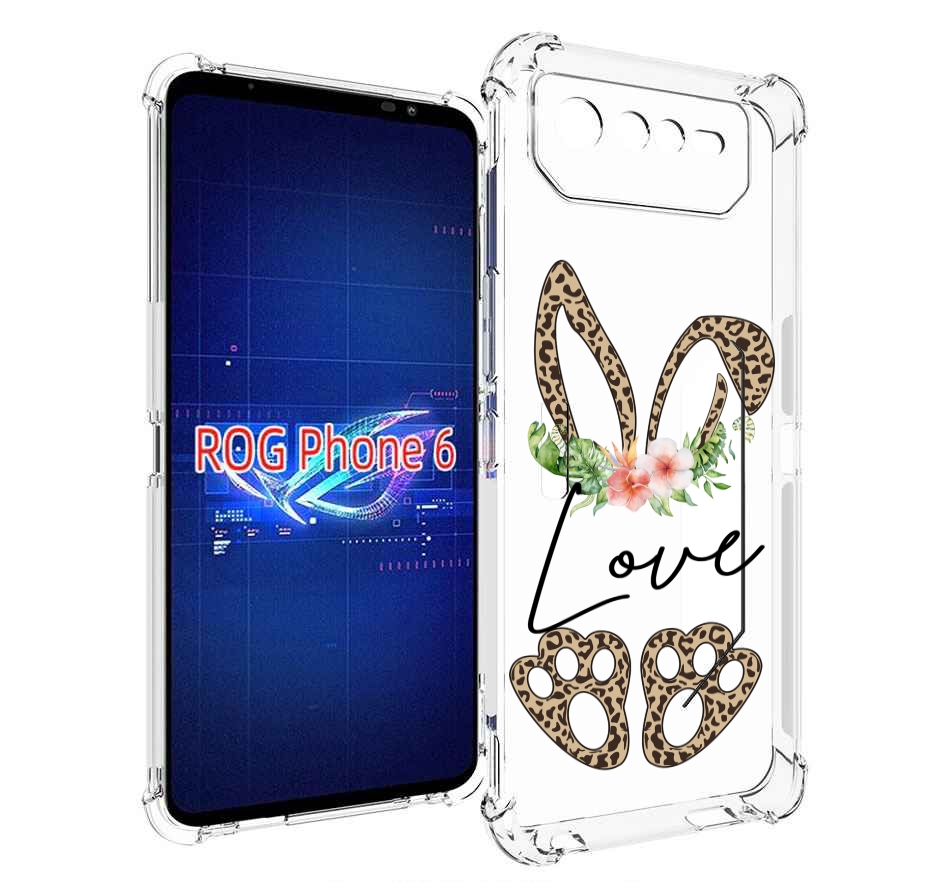 

Чехол MyPads золотые-лапки-и-ушки для Asus ROG Phone 6, Прозрачный, Tocco