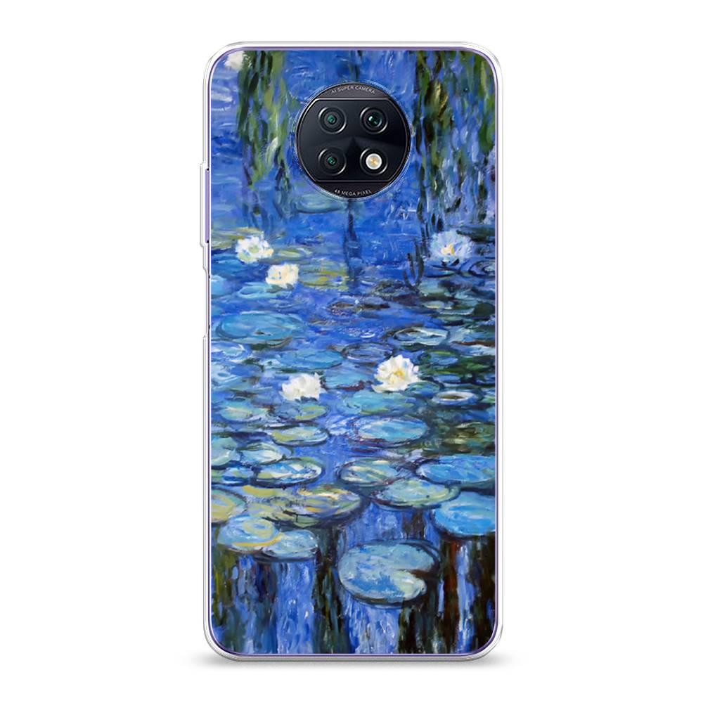 

Чехол на Xiaomi Redmi Note 9T "Нарисованный пруд", Синий;зеленый, 39650-4