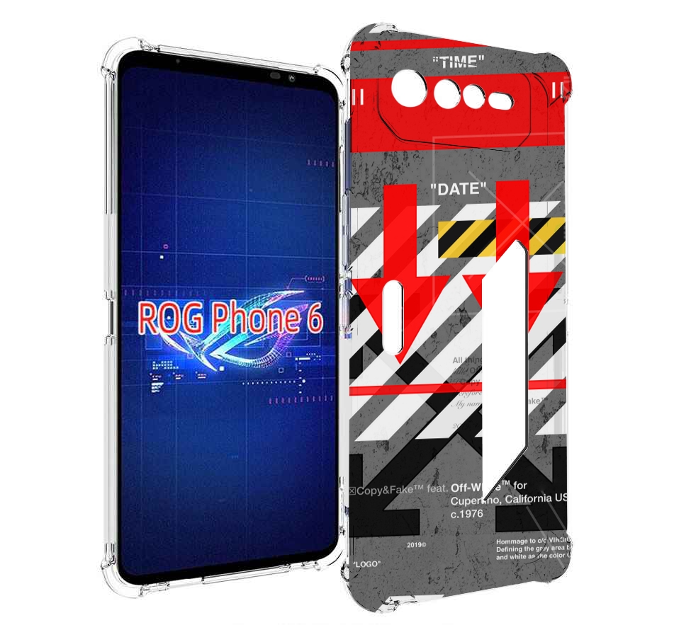 

Чехол MyPads знаки-логотипы для Asus ROG Phone 6, Прозрачный, Tocco