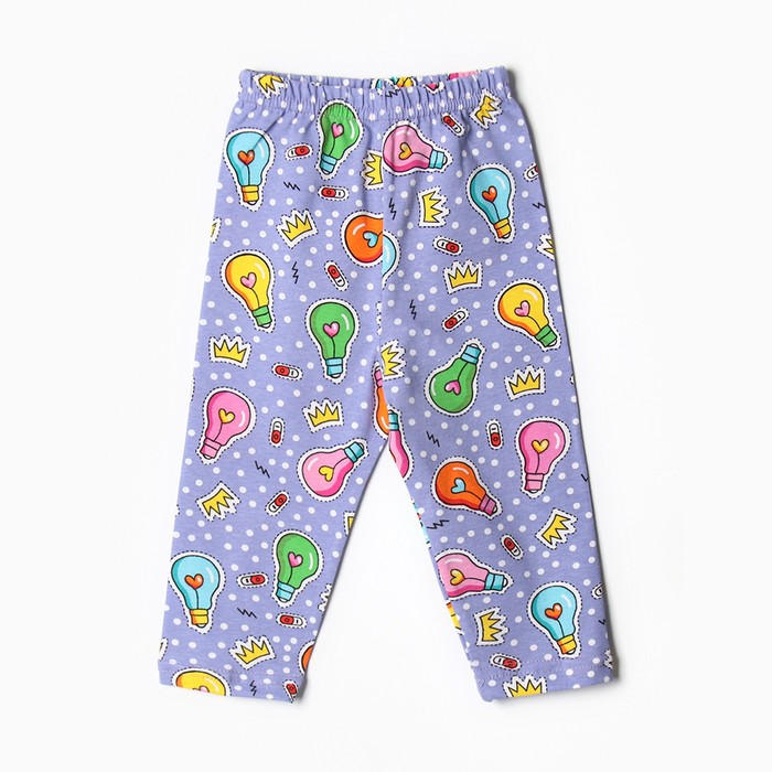 

Леггинсы Bloom Baby Лампочки, р. 68 см, фиолетовый, Голубой