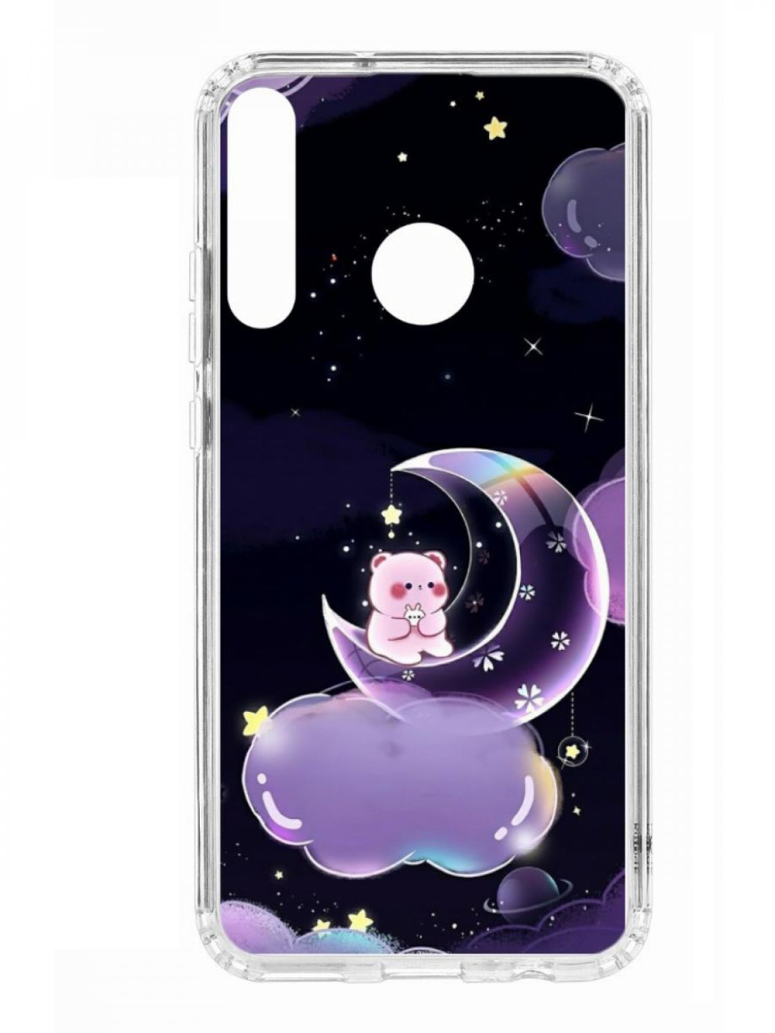 

Чехол для смартфона Huawei P40 Lite E КRUЧЕ Print прозрачный с принтом