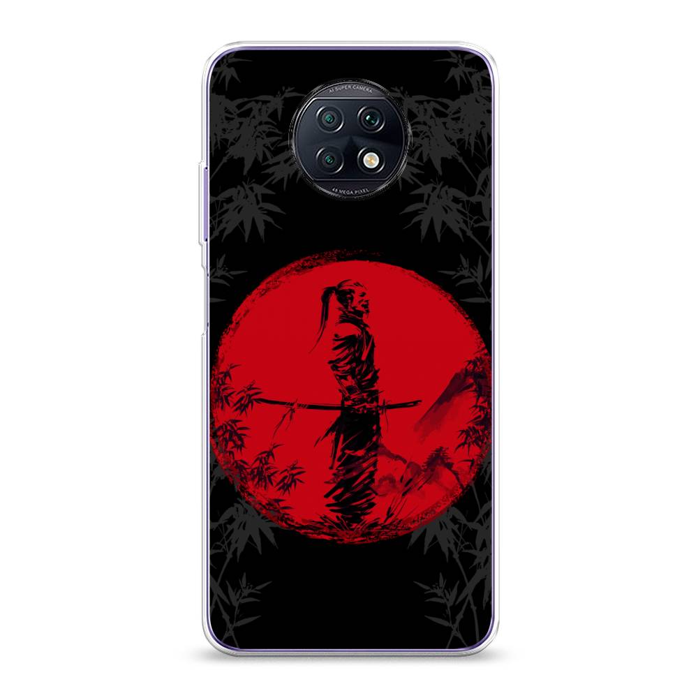

Чехол на Xiaomi Redmi Note 9T "Самурай на красном фоне", Черный;красный;серый, 39650-4