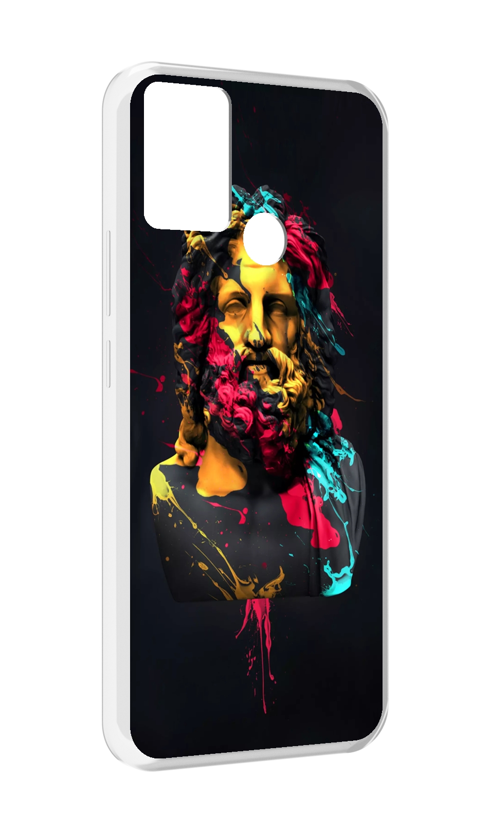 

Чехол MyPads арт-статуя-краски для Infinix Hot 11 Play, Прозрачный, Tocco