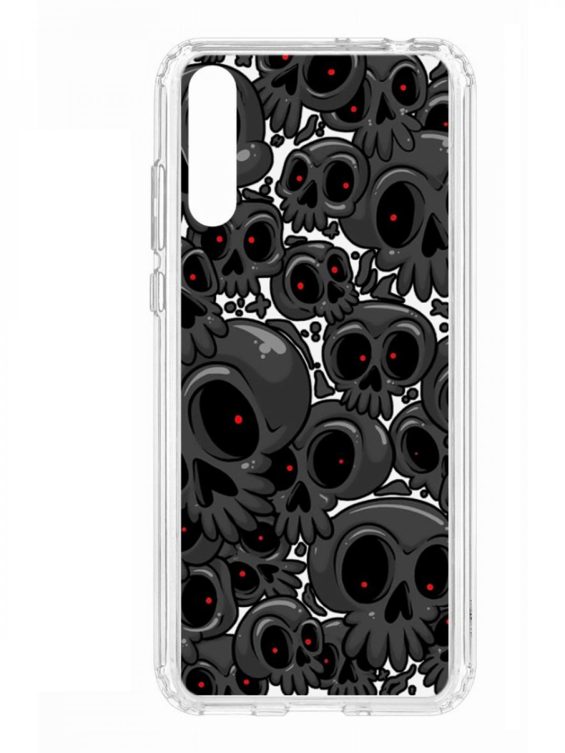 Чехол для смартфона Huawei Y8P КRUЧЕ Print прозрачный с принтом