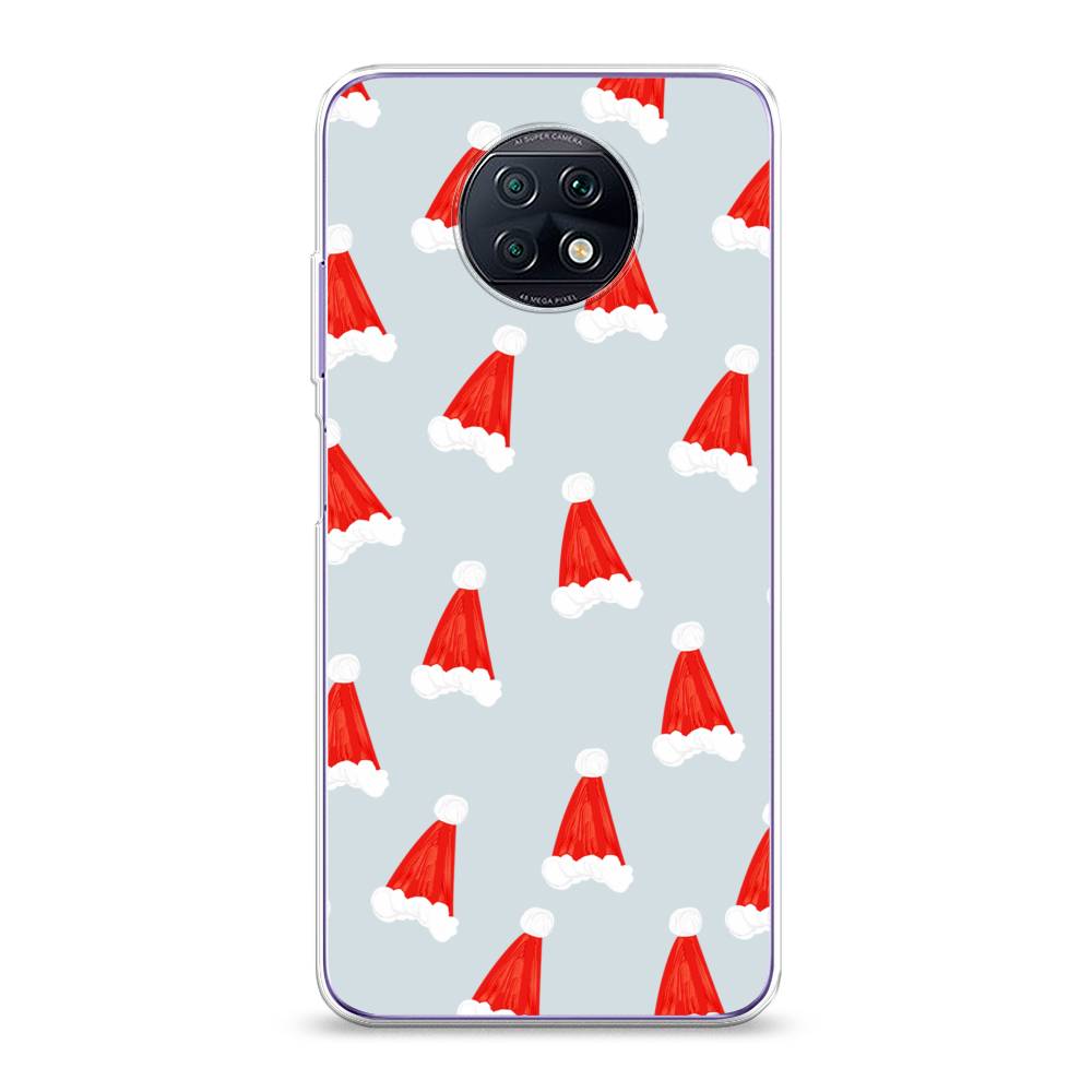 

Чехол на Xiaomi Redmi Note 9T "Новогодние шапочки", Белый;красный;серый, 39650-5