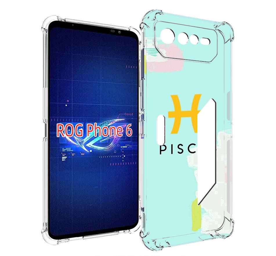 

Чехол MyPads знак-зодиака-рыбы-2 для Asus ROG Phone 6, Прозрачный, Tocco