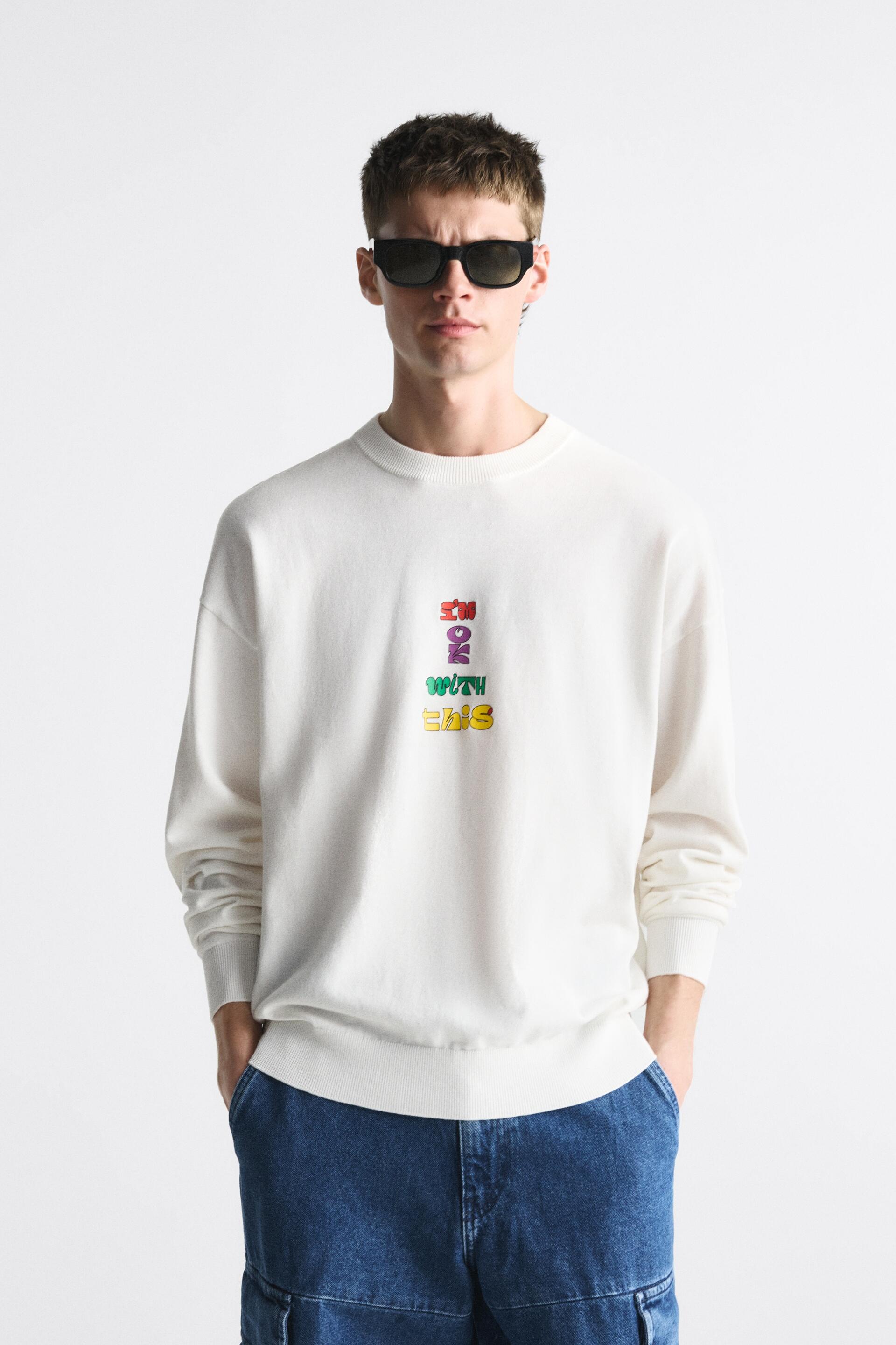 

Свитшот мужской ZARA 03284445 розовый M (доставка из-за рубежа), 03284445