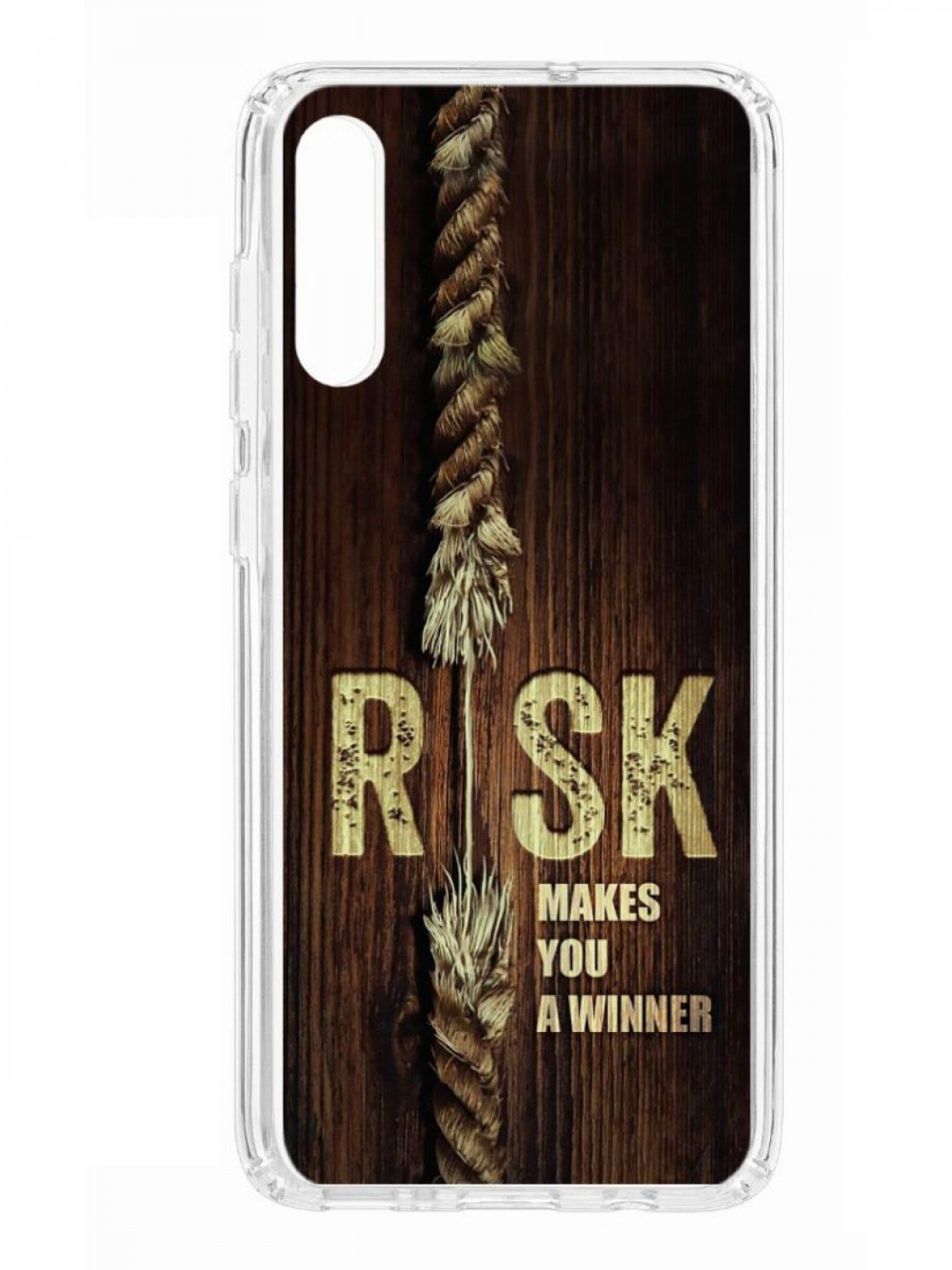 

Чехол на Samsung Galaxy A70 2019 Kruche Print Risk, Коричневый