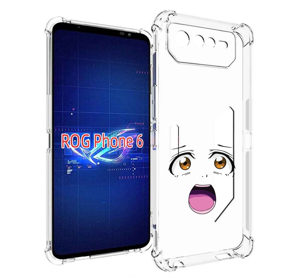 

Чехол MyPads аниме лицао для Asus ROG Phone 6, Прозрачный, Tocco