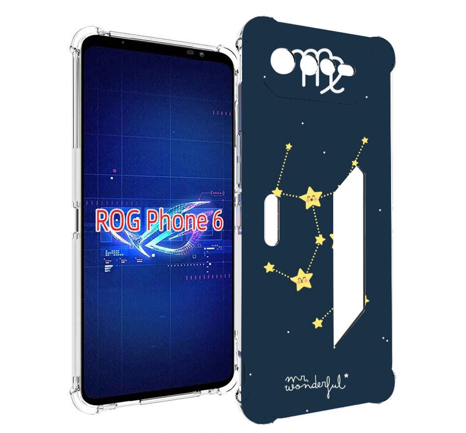 

Чехол MyPads знак-зодиака-дева-3 для Asus ROG Phone 6, Прозрачный, Tocco