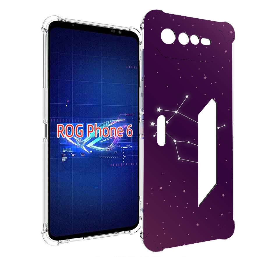

Чехол MyPads знак-зодиака-близнецы-4 для Asus ROG Phone 6, Прозрачный, Tocco