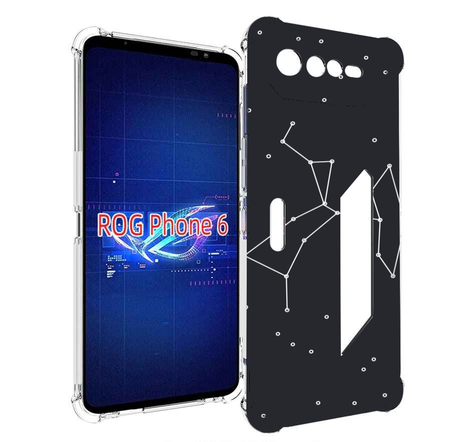 

Чехол MyPads знак зодиака стрелец 6 для Asus ROG Phone 6, Прозрачный, Tocco