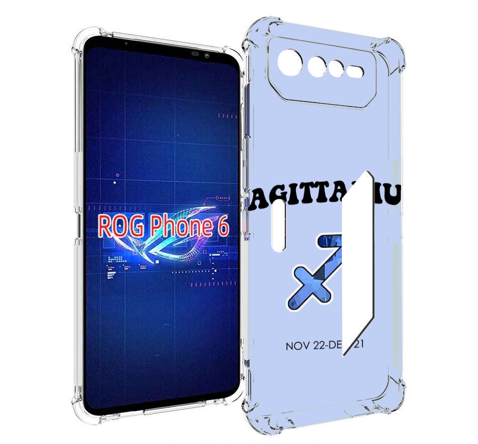 

Чехол MyPads знак зодиака стрелец 1 для Asus ROG Phone 6, Прозрачный, Tocco