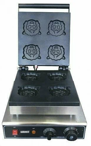 

Электровафельница Airhot WBSH-4 SHEEP серебристый, WBSH-4 SHEEP