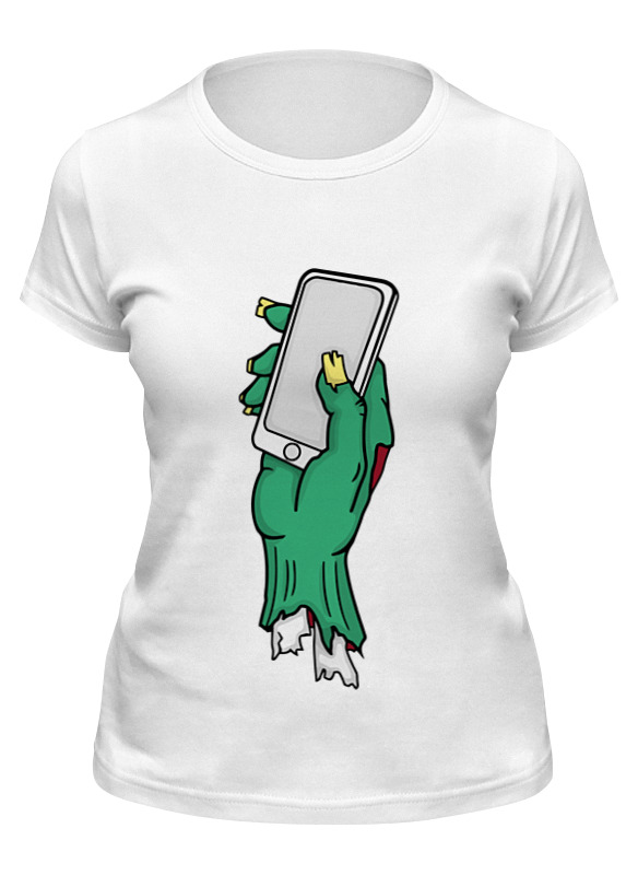 

Футболка женская Printio Рука зомби (zombie hand) белая 2XL, Белый, Рука зомби (zombie hand)