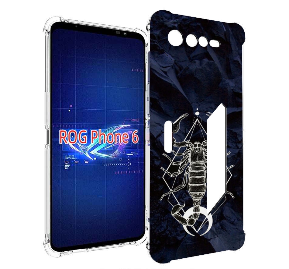 

Чехол MyPads знак зодиака скорпион 3 для Asus ROG Phone 6, Прозрачный, Tocco