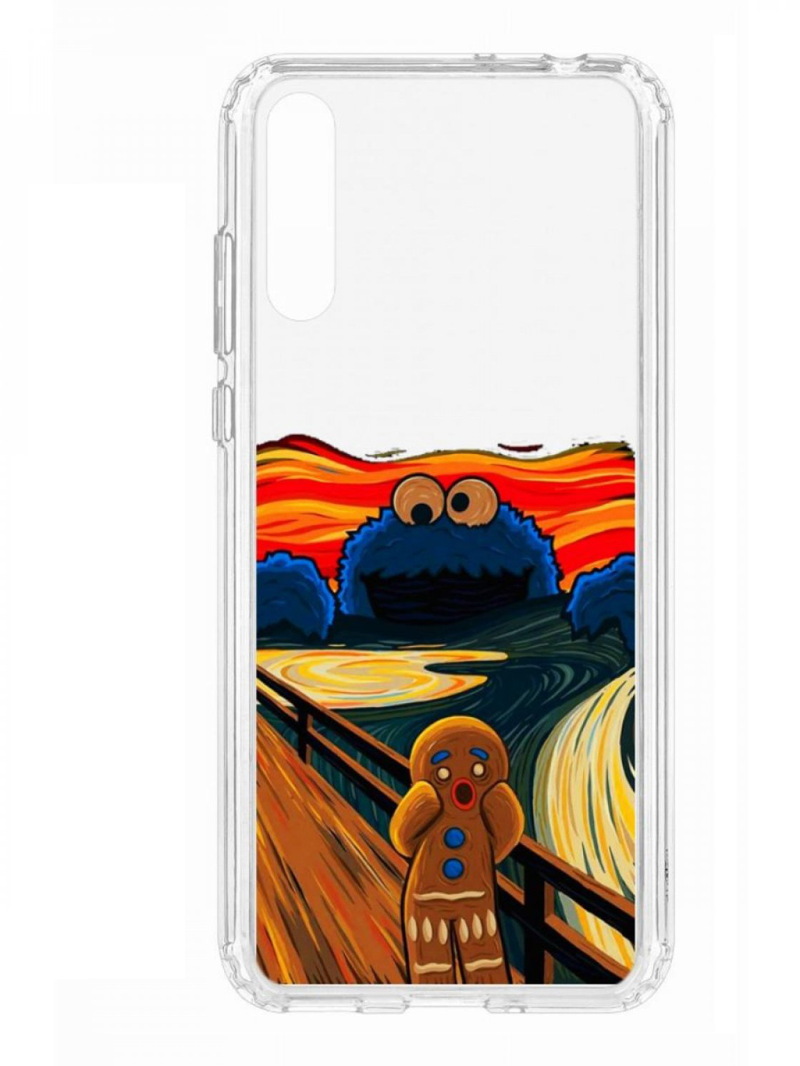 Чехол для смартфона Huawei Y8P КRUЧЕ Print прозрачный с принтом