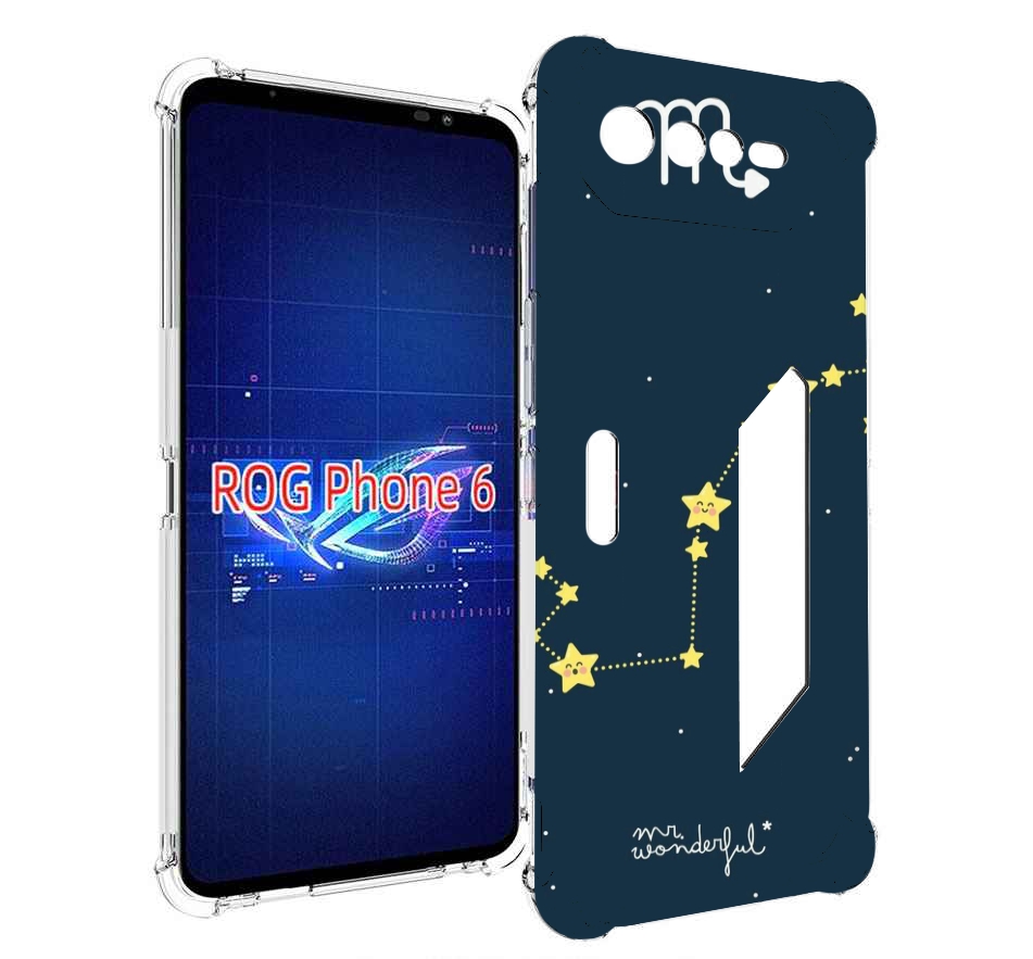 

Чехол MyPads знак зодиака скорпион 1 для Asus ROG Phone 6, Прозрачный, Tocco