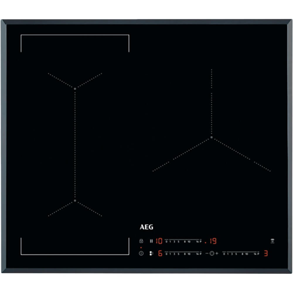 Встраиваемая варочная панель индукционная AEG IKE63441FB черный индукционная электроплитка caso touch 3500 чёрный