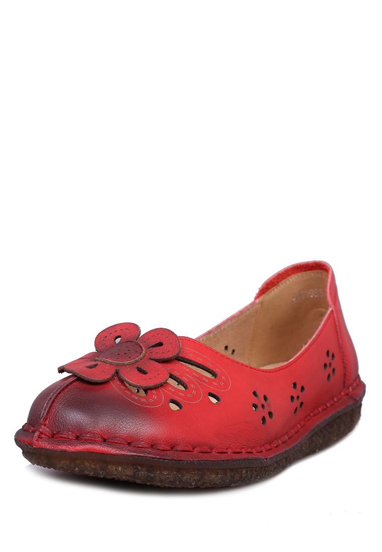 

Балетки женские Alessio Nesca Comfort красные, 710017759