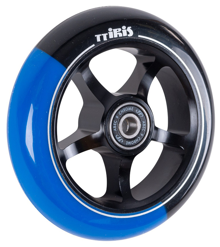 Колесо для самоката X-Treme 110*24 мм,  Iris, black-blue