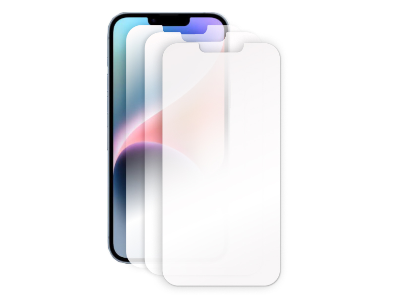 

Гибридное защитное стекло Krutoff для APPLE iPhone 14 Plus 3шт 282462, APPLE iPhone 14 Plus