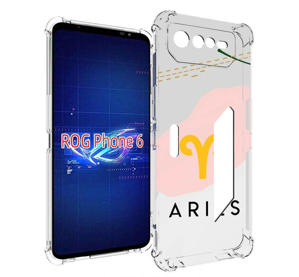 

Чехол MyPads знак зодиака овен 7 для Asus ROG Phone 6, Прозрачный, Tocco