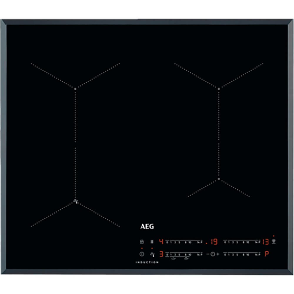 Встраиваемая варочная панель индукционная AEG IAE64431FB черный индукционная варочная панель со встроенной вытяжкой smeg hobd482d