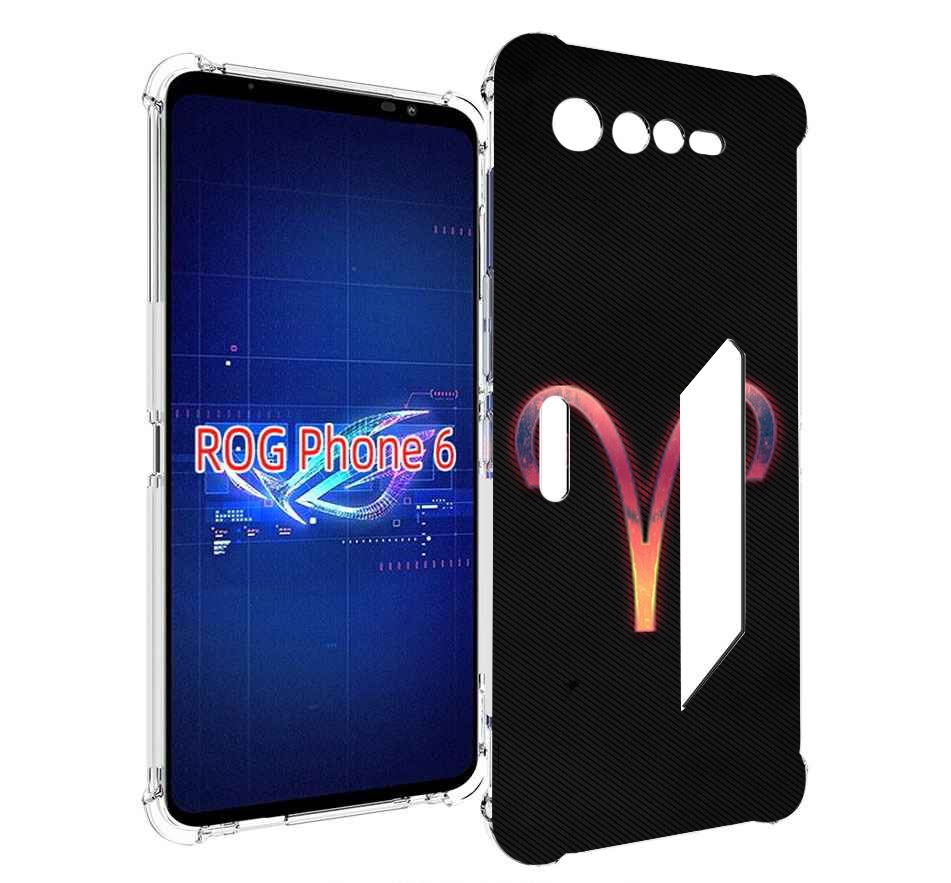 

Чехол MyPads знак зодиака овен 1 для Asus ROG Phone 6, Прозрачный, Tocco