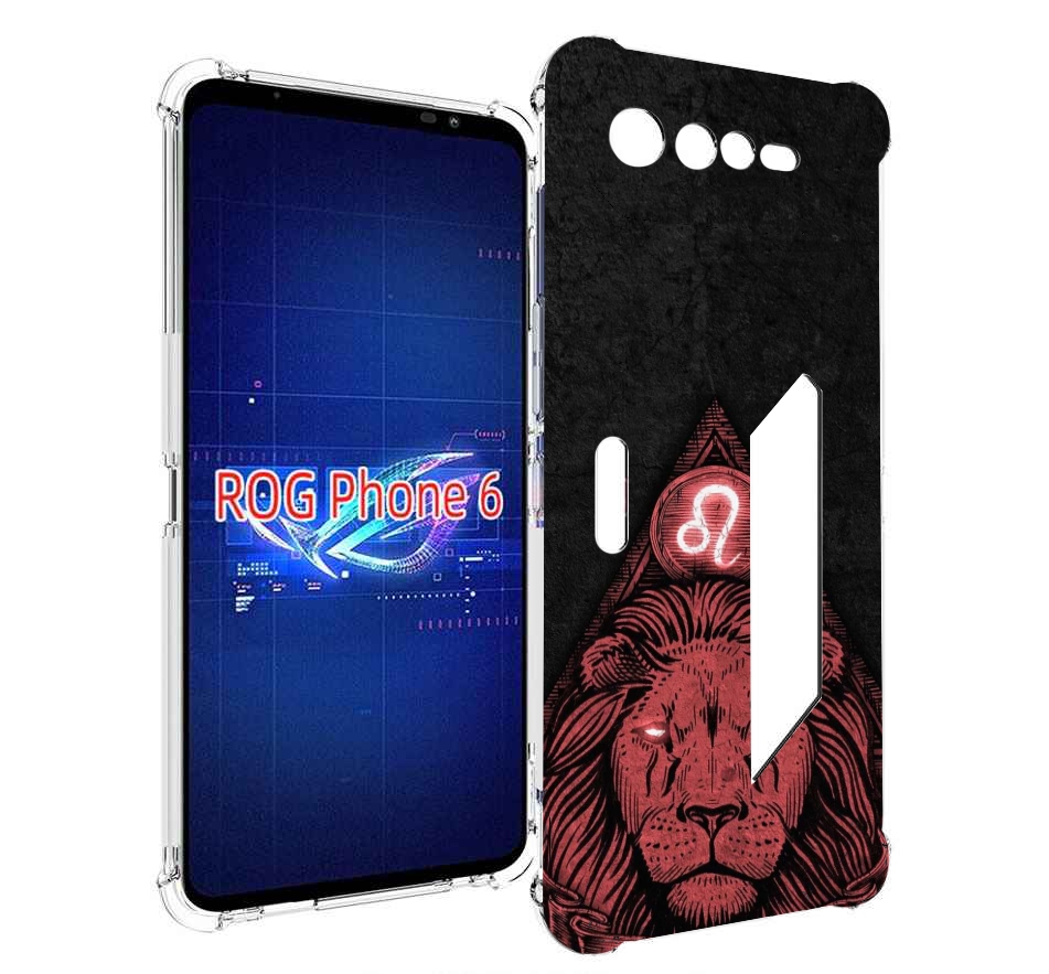 

Чехол MyPads знак зодиака лев 4 для Asus ROG Phone 6, Прозрачный, Tocco