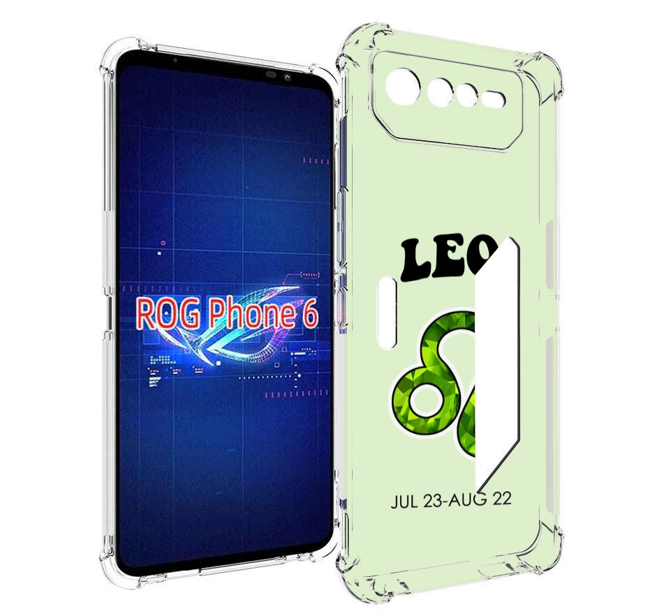 

Чехол MyPads знак зодиака лев 1 для Asus ROG Phone 6, Прозрачный, Tocco