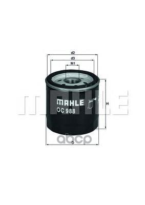 MAHLE OC988 Фильтр масляный