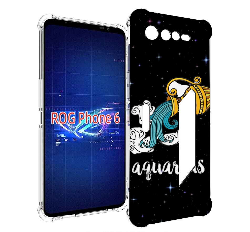 

Чехол MyPads знак зодиака водолеи 2 для Asus ROG Phone 6, Прозрачный, Tocco