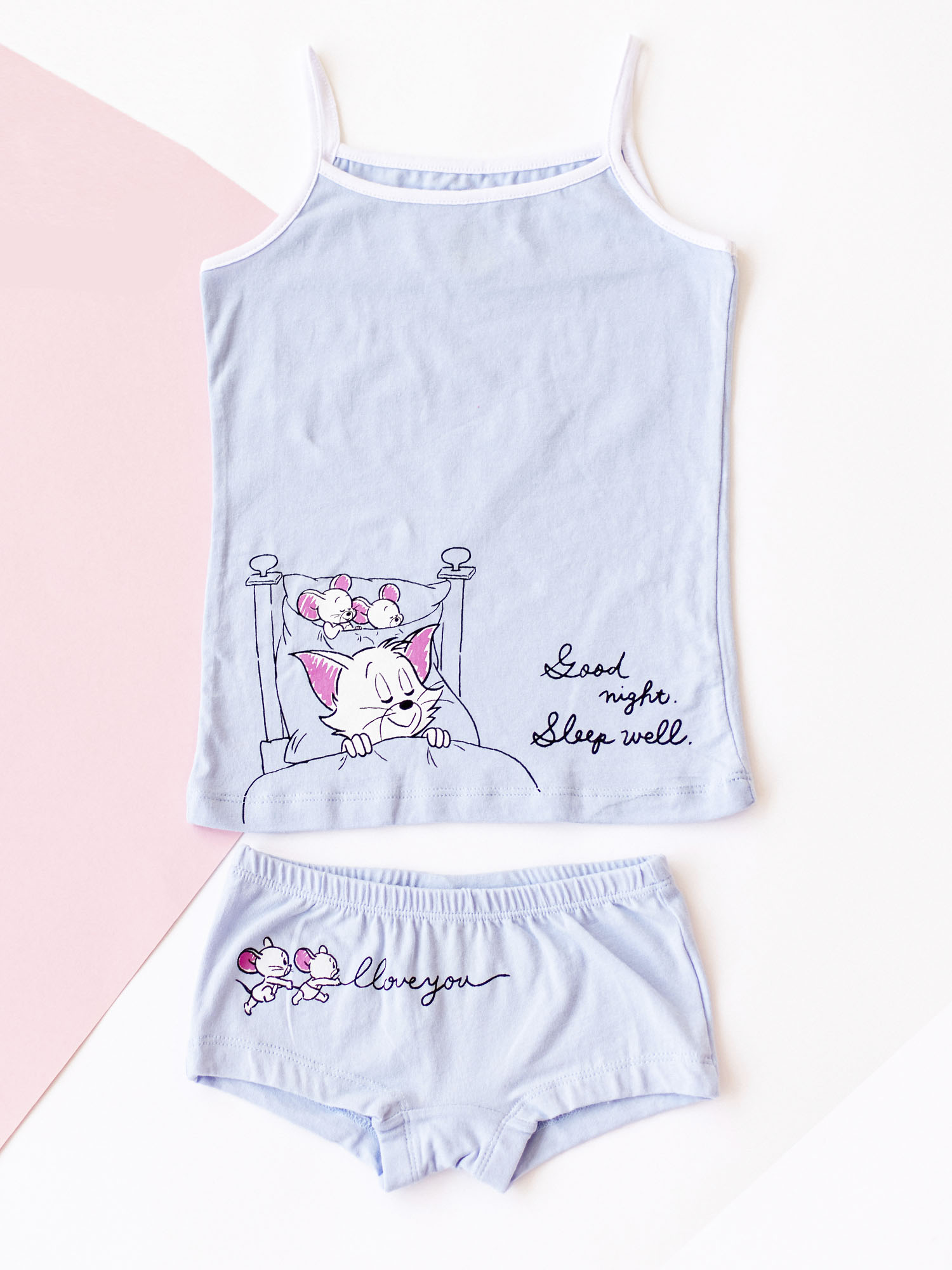 

Комплект нижнего белья Batik 0081_НБ21 цв. голубой р. 128, 0081_НБ21