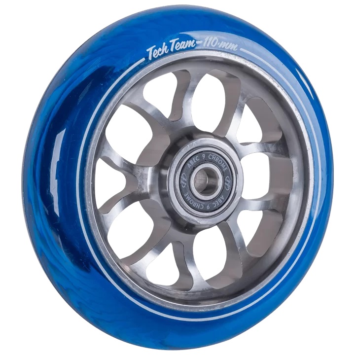 Колесо для самоката X-Treme 110*24мм 5Y, transparent blue