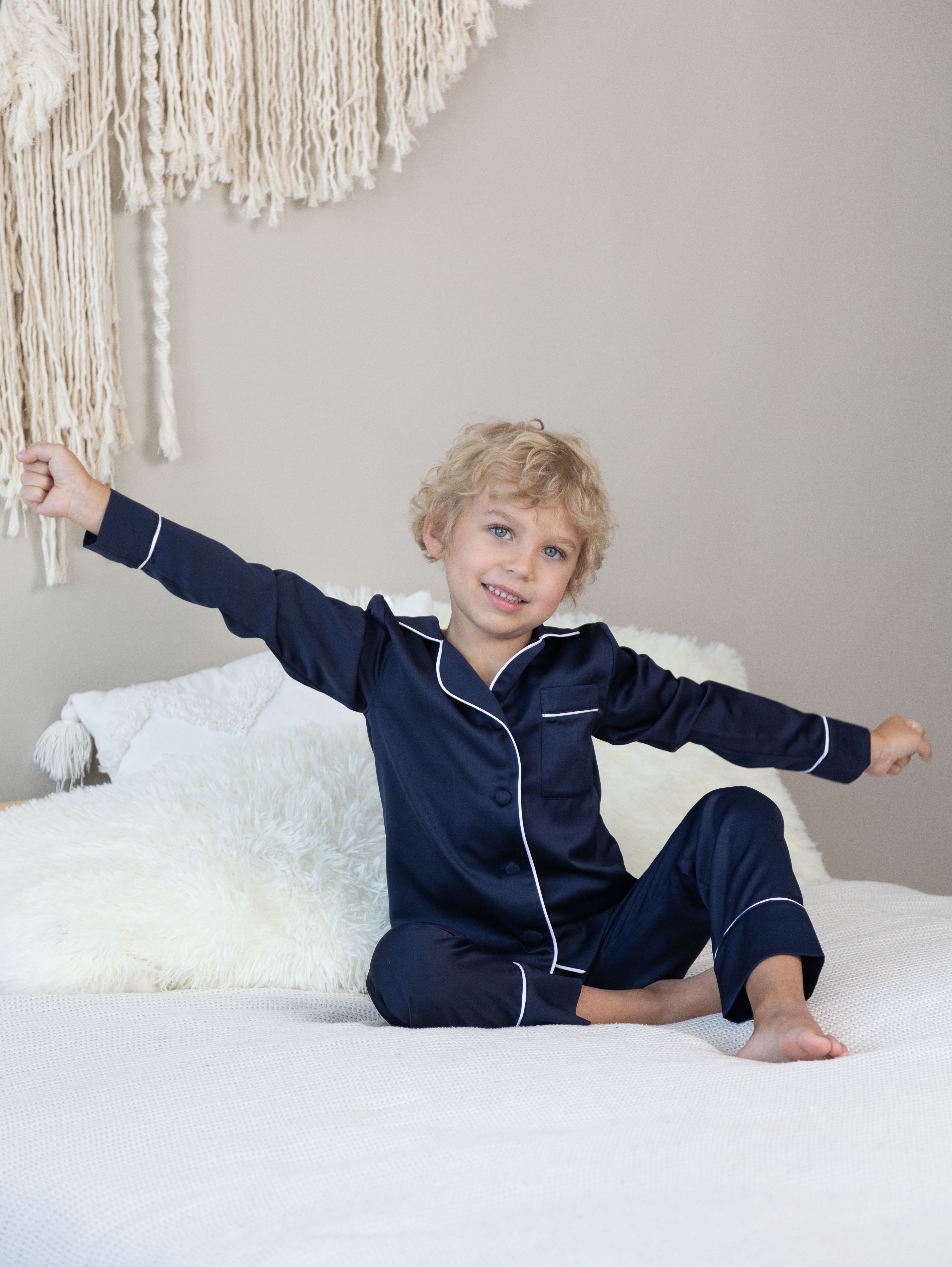 

Пижама детская Малиновые Сны KDSBL, Синий, 122, KID_Pol_1
