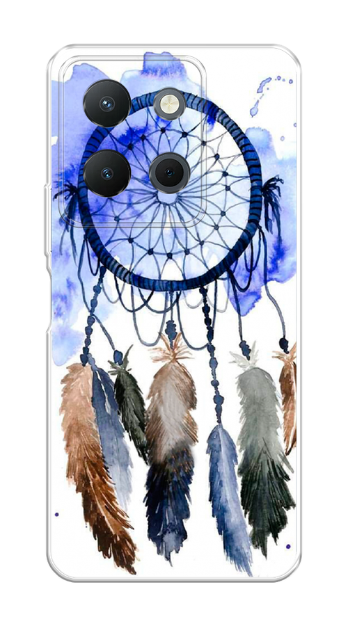 

Чехол на Vivo Y36 4G "Ловец снов 1", Коричневый;синий, 269250-1