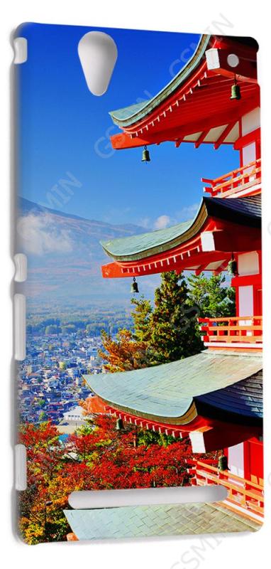 

Чехол NoBrand для Sony Xperia T2 Ultra Дизайн 169, Белый