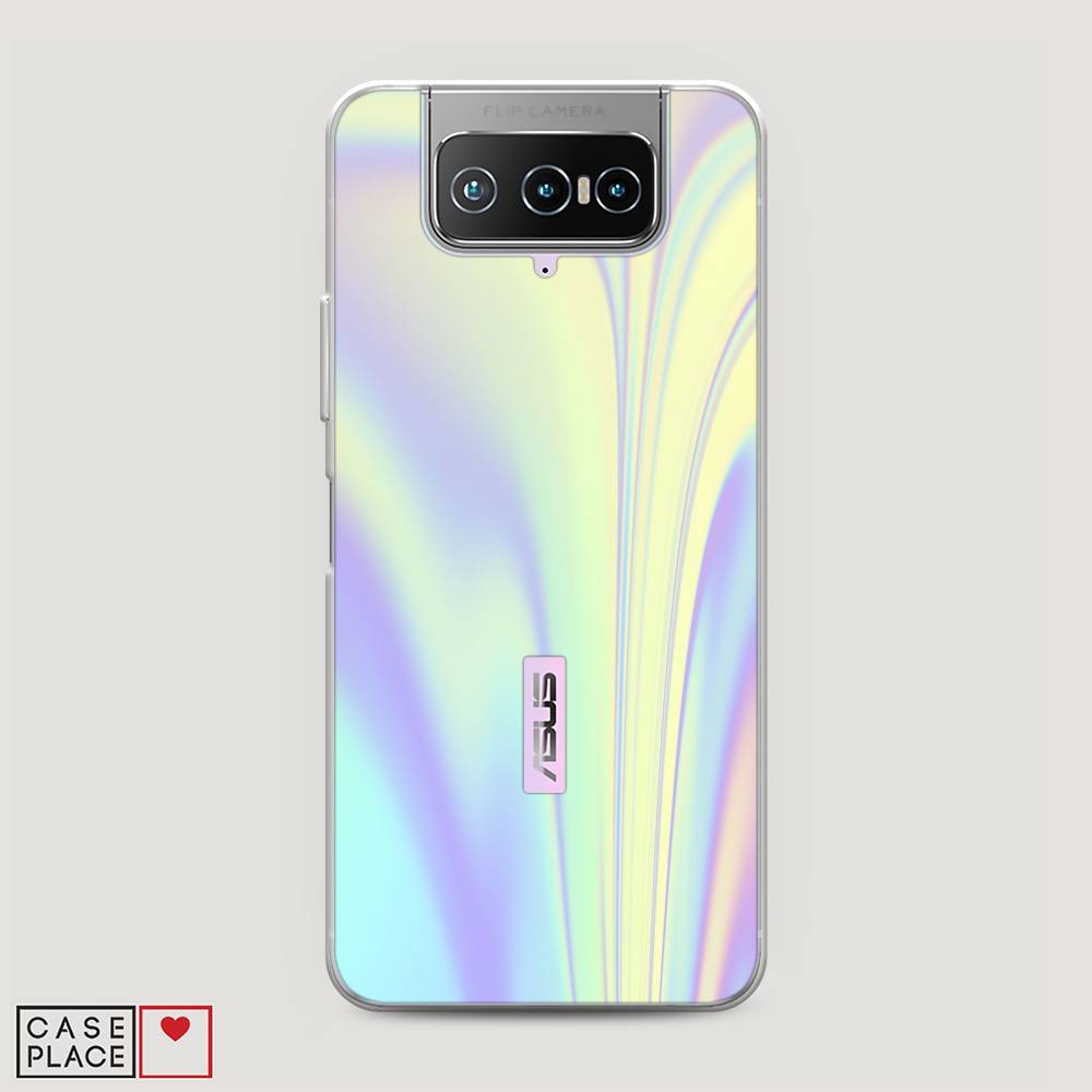 фото Чехол awog "фиолетовая голограмма" для asus zenfone 7 zs670ks