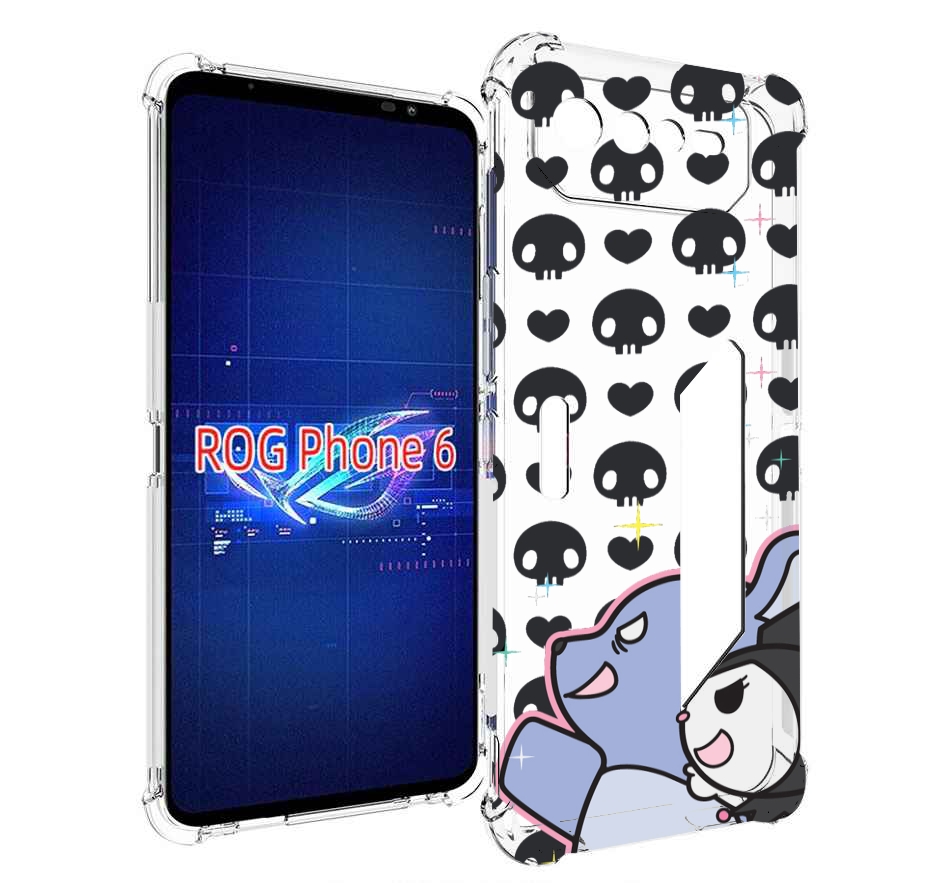 

Чехол MyPads злые-мини-животные детский для Asus ROG Phone 6, Прозрачный, Tocco