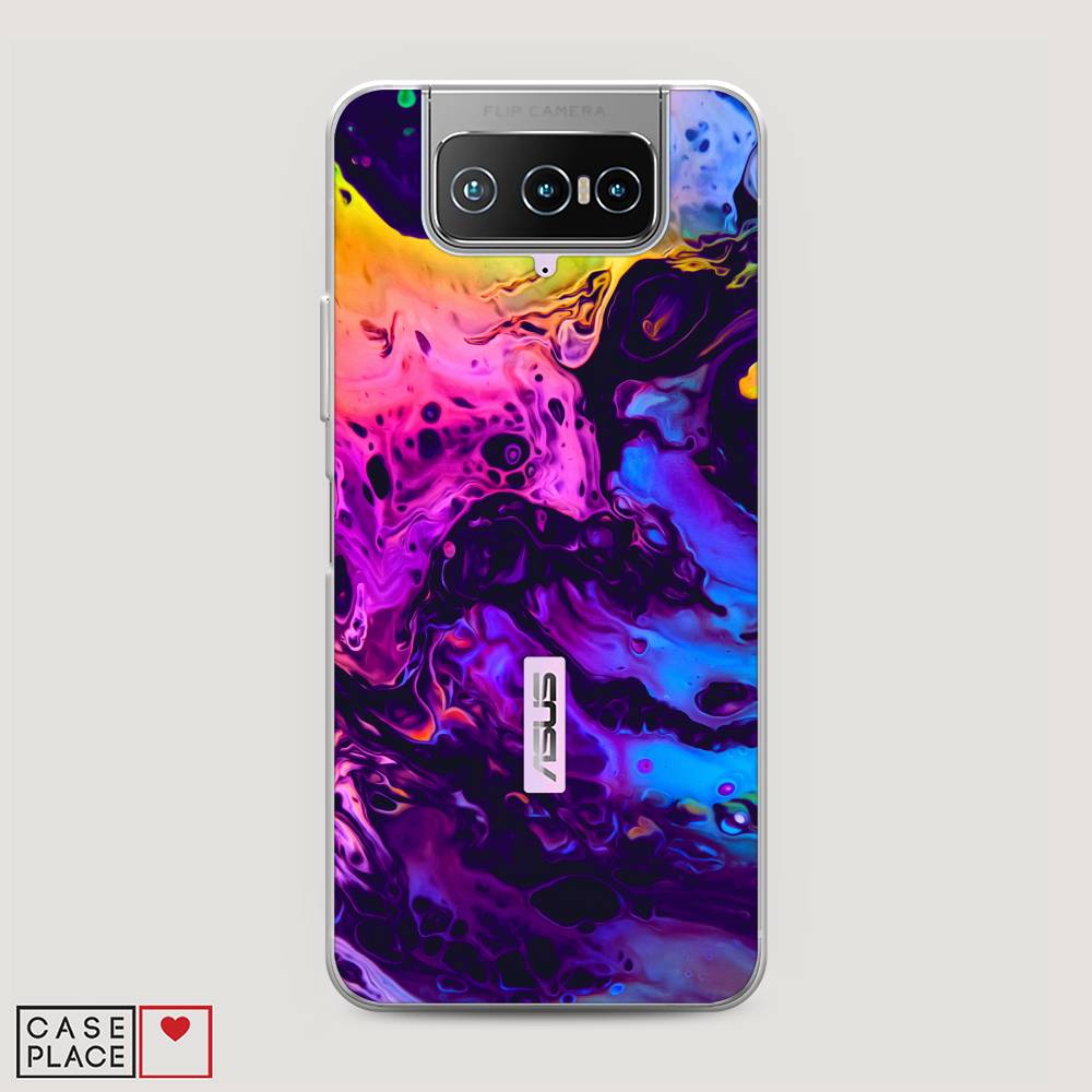 фото Чехол awog "acid fluid" для asus zenfone 7 zs670ks