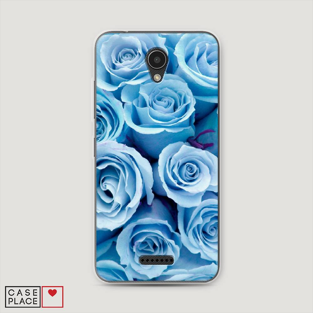 

Чехол Awog на Lenovo Vibe B / Леново Vibe B "Лазурные розы", 112450-8