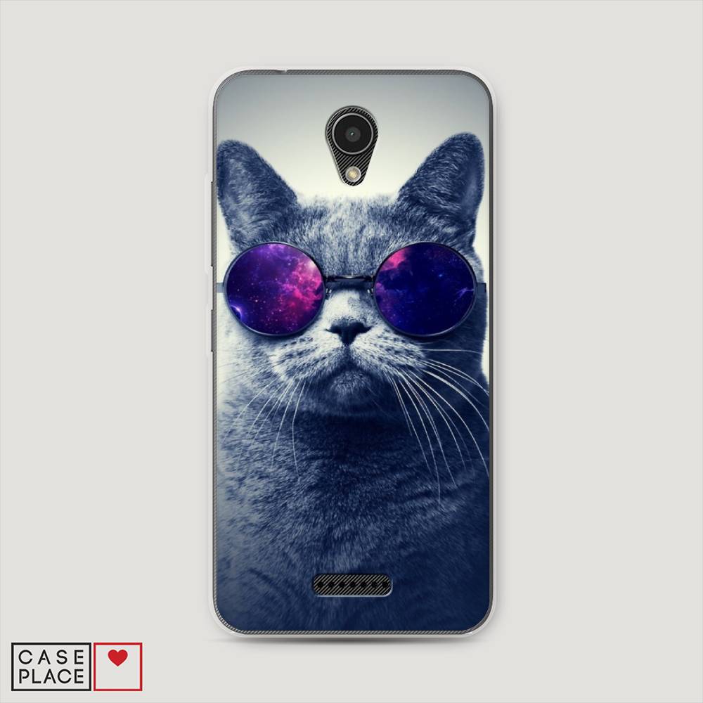 

Чехол Awog на Lenovo Vibe B / Леново Vibe B "Космический кот", 112450-1