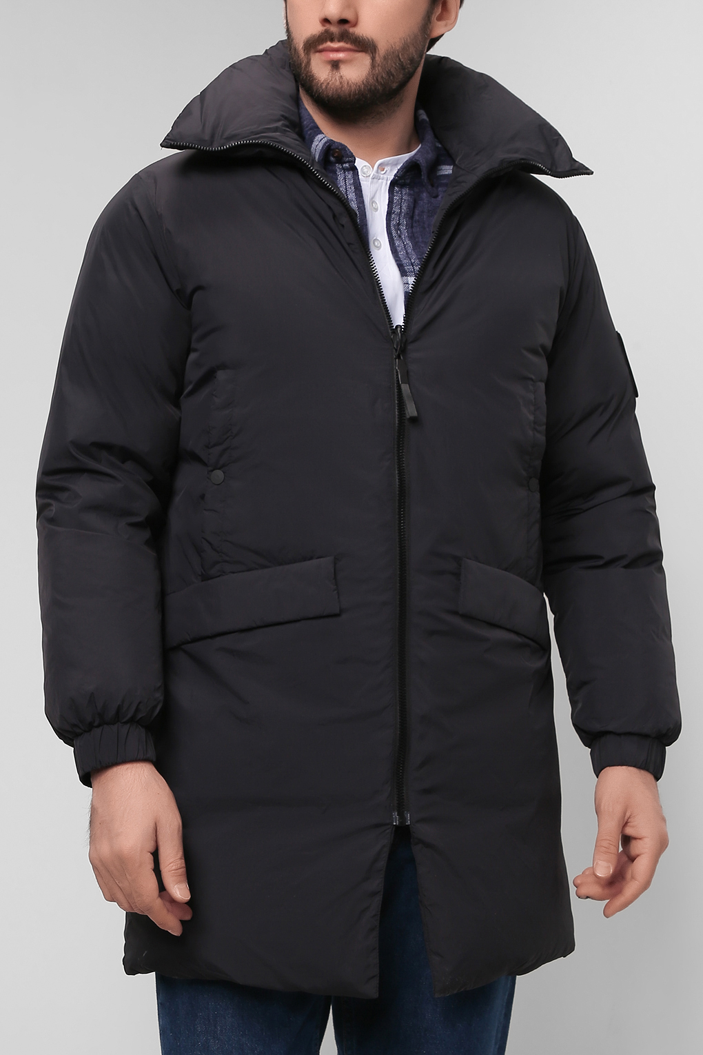 

Куртка мужская Jack & Jones 12197711 черная S, Черный, 12197711