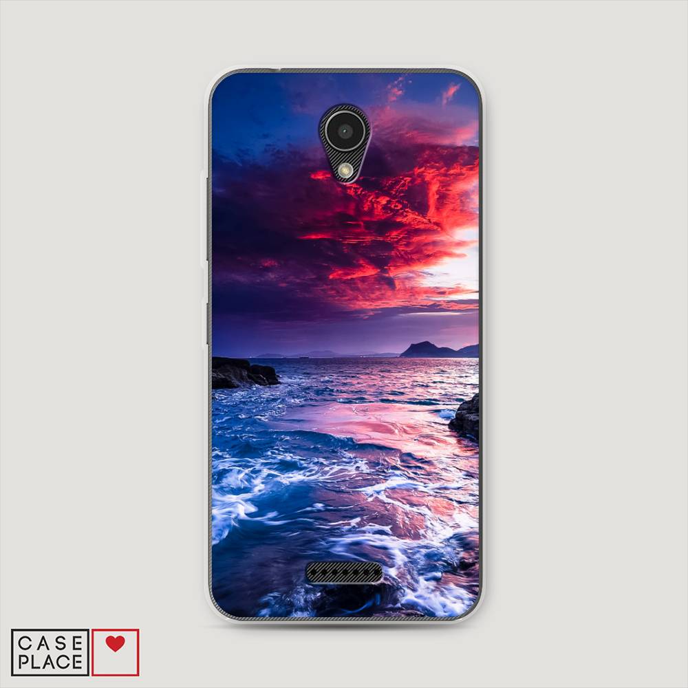 

Чехол Awog на Lenovo Vibe B / Леново Vibe B "Волны 1", 112450-4