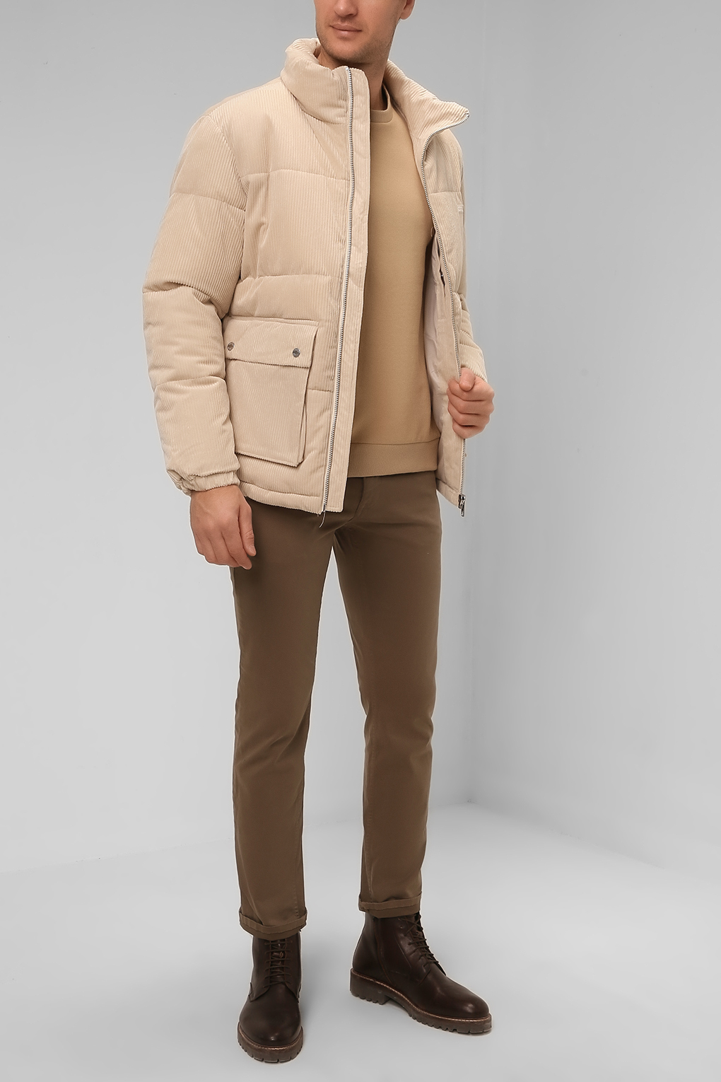 

Куртка мужская Jack & Jones 12198180 бежевая S, 12198180