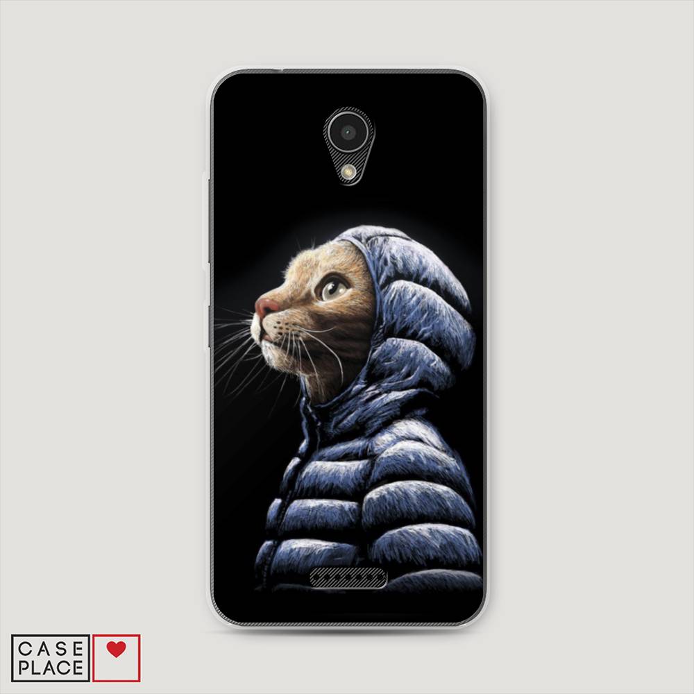 

Чехол Awog на Lenovo Vibe B / Леново Vibe B "Кот в капюшоне", 112450-2