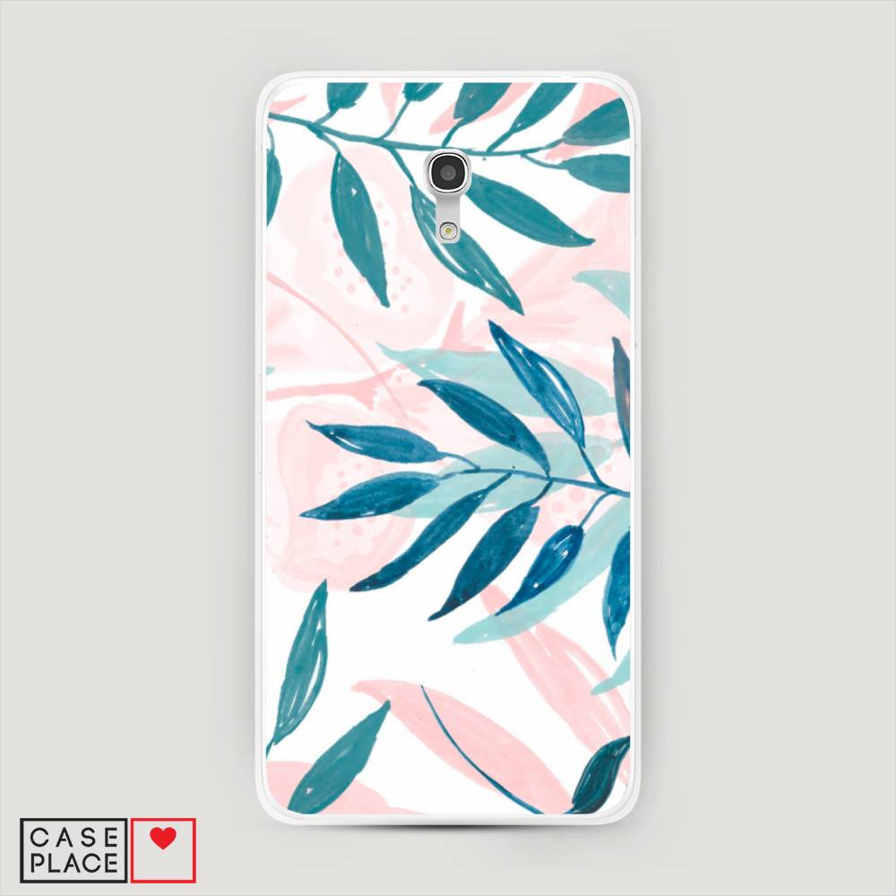 

Чехол Awog на Alcatel Pixi 4 (5) 5045D / Алкатель Pixi 4 (5) 5045D "Акварельные веточки", 170250-7