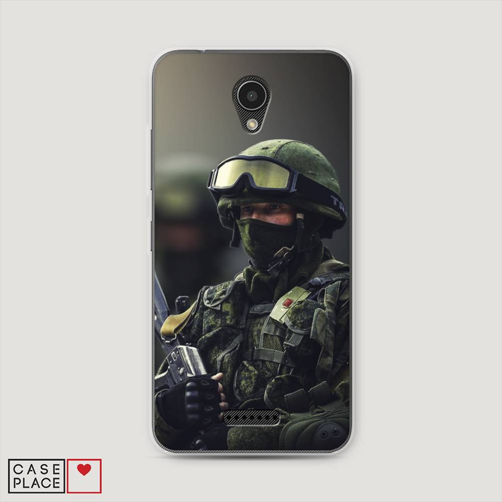 

Чехол Awog на Lenovo Vibe B / Леново Vibe B "Солдат", 112450-5
